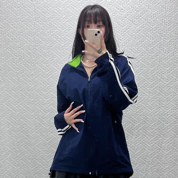 아디다스 빈티지 올드스쿨 레트로 배색 져지 집업 105 C13554