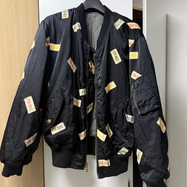 Pink house 핑크하우스 블루종 항공점퍼 자켓