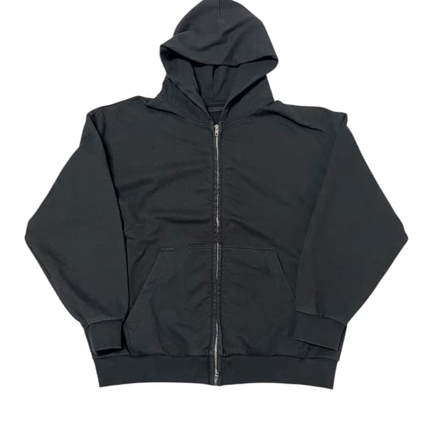 HTAE 80s VTG Hood Zip Raven Black 2(L)
