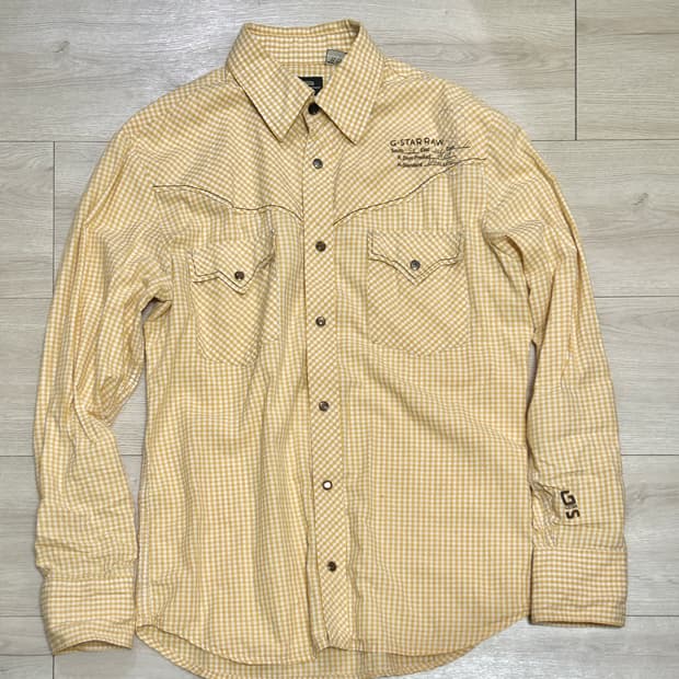 G-Star RAW  체크 웨스턴 셔츠