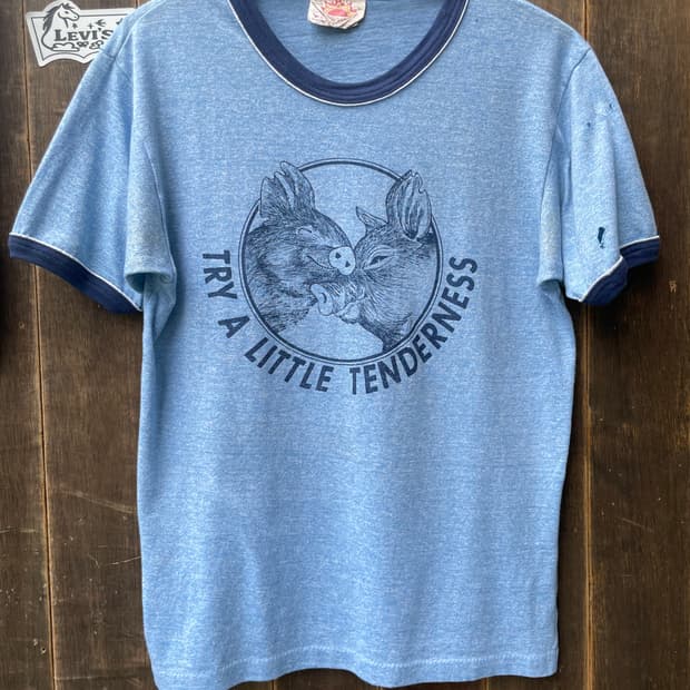 1970-80's Vintage ringer tee