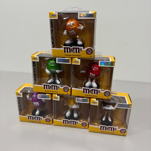 M&M’s 미니피규어 세트 (미사용)