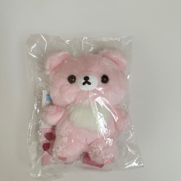 산엑스 리락쿠마 차이로이코구마 10주년 5컬러 딸기우유 핑크 현물 새상품