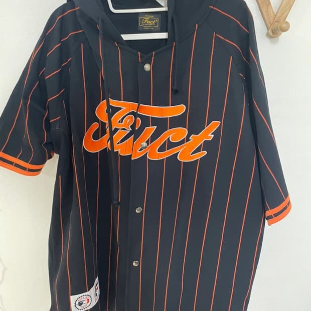 퍽트(Fuct) 반팔 후드 야구 저지