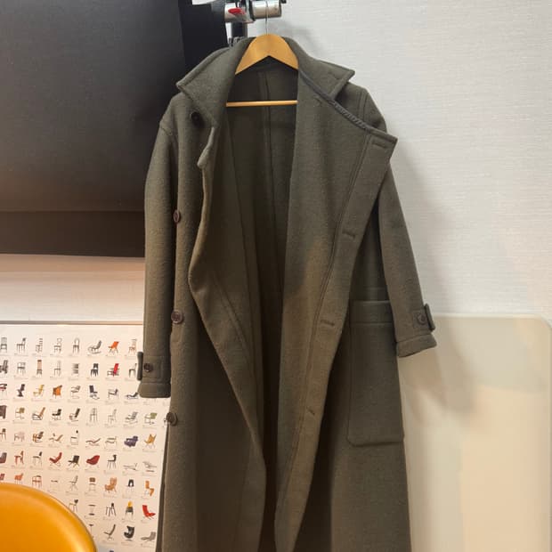 르메르 랩코트 퓨터그린 xs