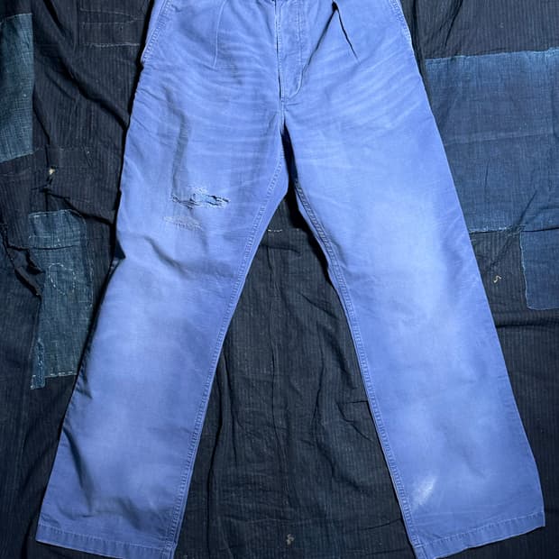 폴로 랄프로렌 클래식 핏 디스트레스드 캔버스 팬츠 29