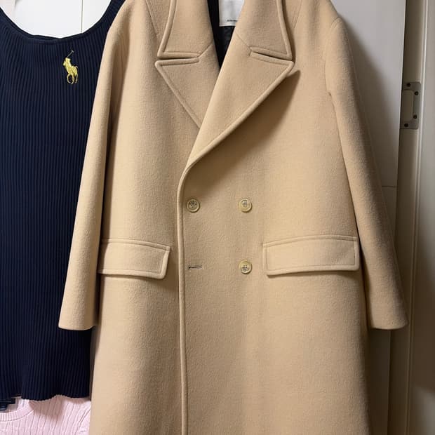 앤더슨벨 버터 울 코트 S