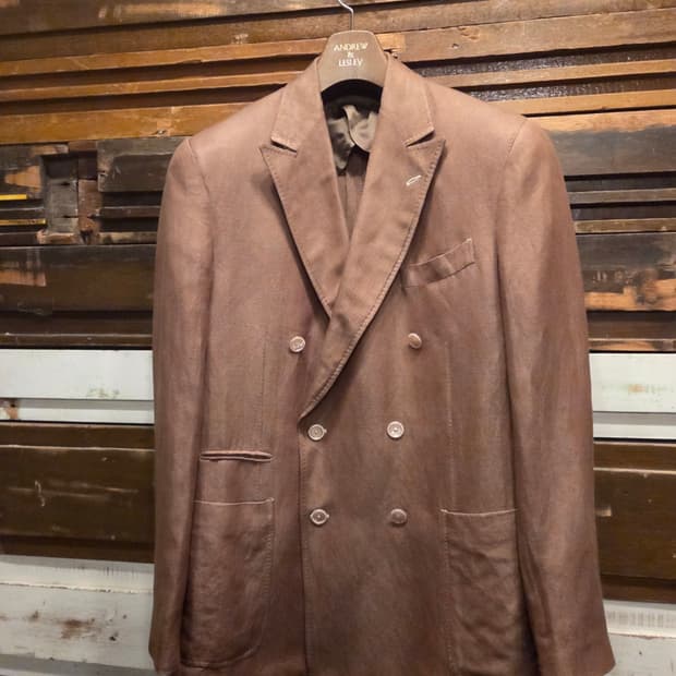 이탈리아 브랜드 HALSTON 더블브레스티드자켓 