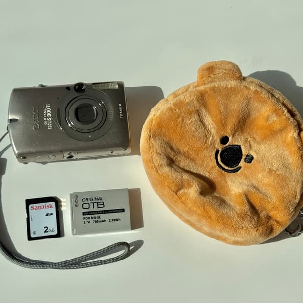 캐논 익서스 Canon IXUS 900Ti 티타늄 빈티지 디지털 카메라