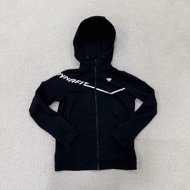 S 다이나핏 여성 블랙 후드집업 0129T1