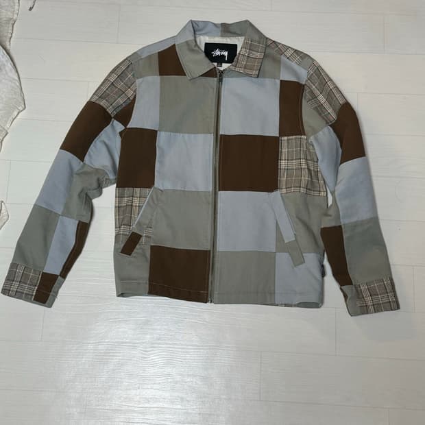 스투시 패치워크 자켓