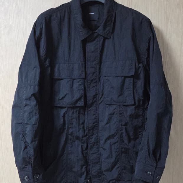 (착샷) 일꼬르소 오버핏 나일론 셔츠 자켓