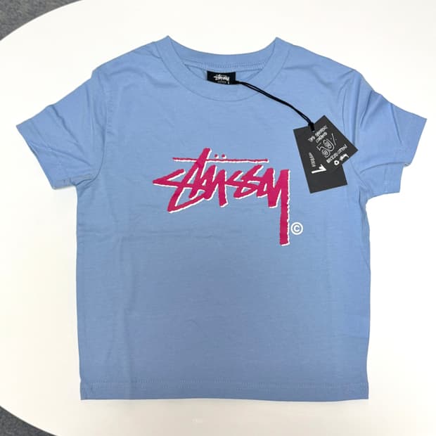 Stussy 스투시 섀도우 스톡 슬림핏 크롭 티셔츠  새상품