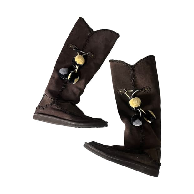 [Juicy Couture] 쥬시꾸뛰르 스웨이드 퍼 부츠