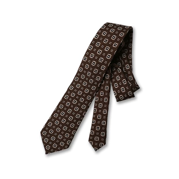 수트 서플라이 [Suit Supply] 브라운 플라워 패턴 이태리 타이