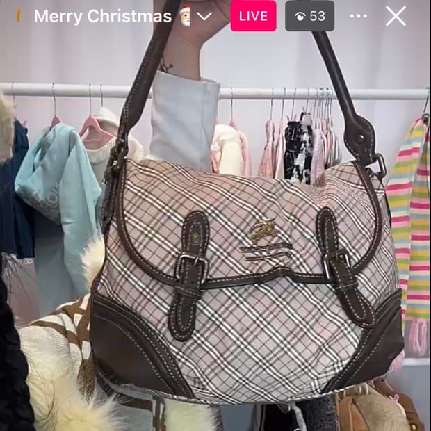 🍩초초희귀💗버버리 핑크 초코 가방