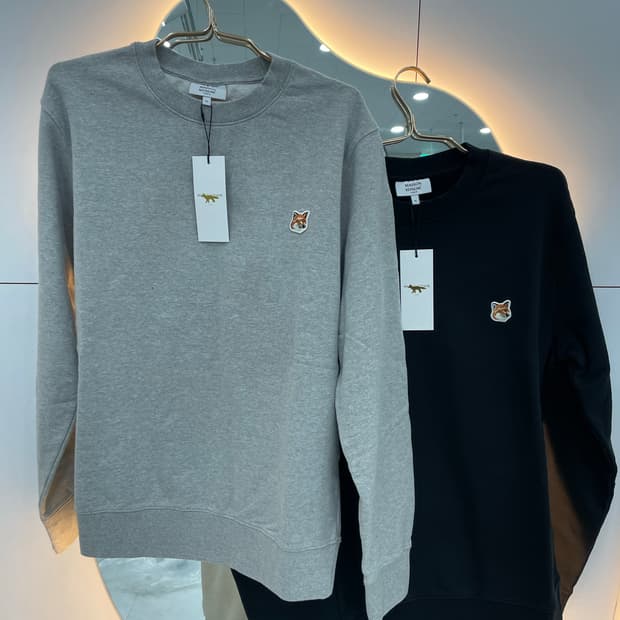 [초특가] 메종키츠네 옐로우폭스 맨투맨 남여공용