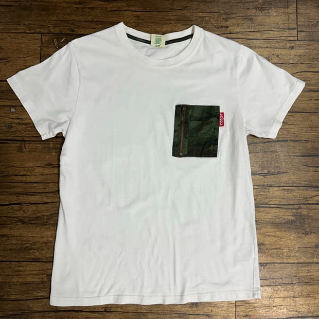 런드리 Laundry 카모 포켓 반팔 티셔츠 S~M