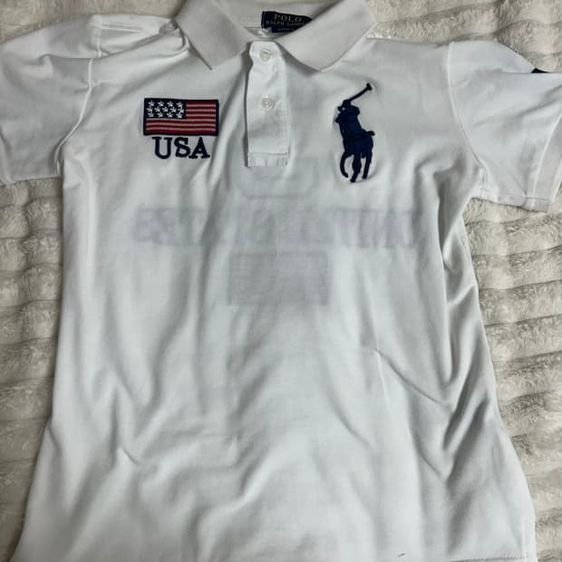 폴로 빅포니 USA 성조기 카라티