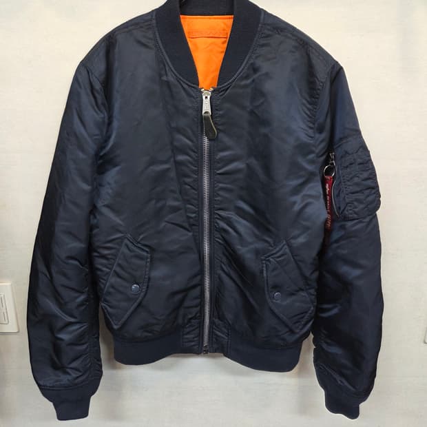 알파인더스트리 초겨울가을 ma-1 항공자켓 L