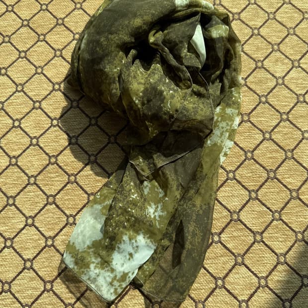 그린 카모 스카프