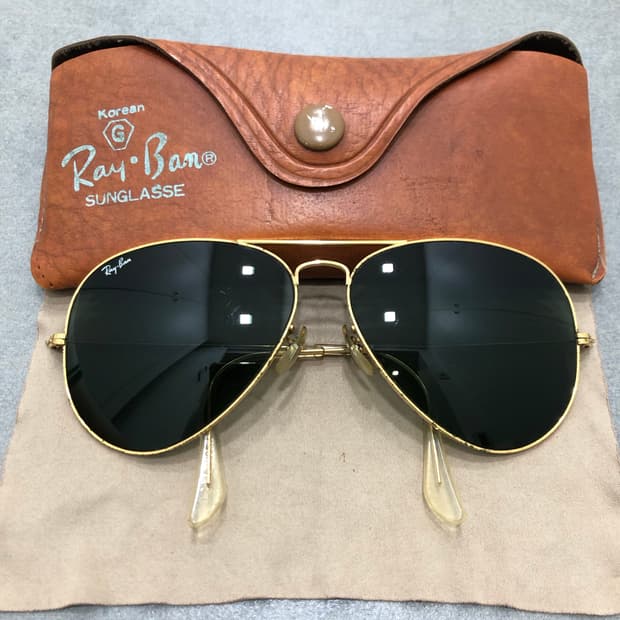 레이밴 바슈앤롬 b&l 미국 usa 빈티지 보잉 파일럿 선글라스