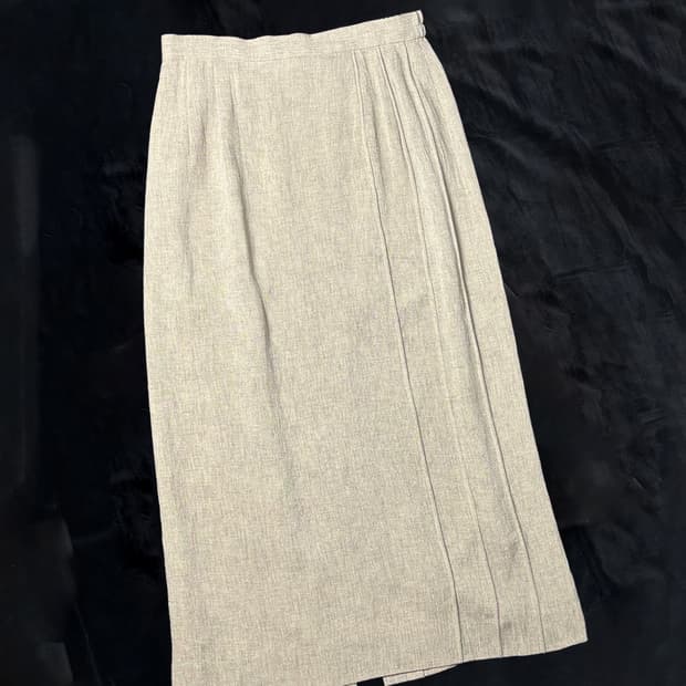 일본빈티지 3라인 롱스커트