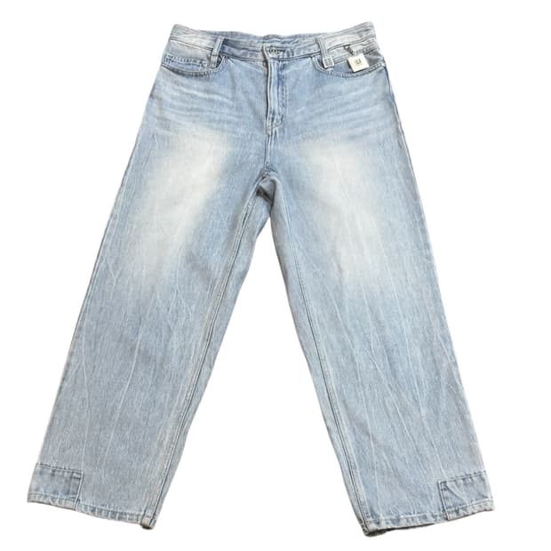 우영미 스트레이트 데님 팬츠 라이트 블루 23SS