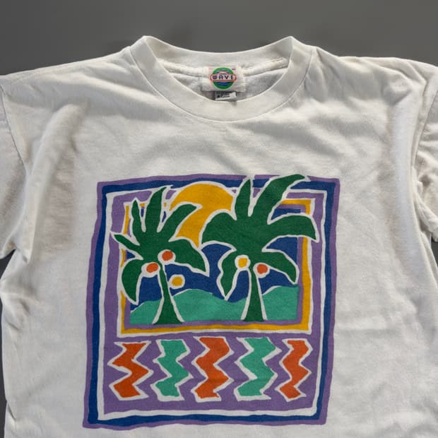 90s cancun 빈티지 칸쿤 네이티브 디자인 티셔츠