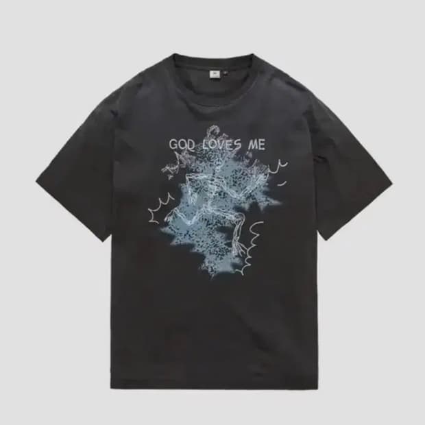 (3) 폴리테루x1011갤러리 라이트닝티셔츠 블랙