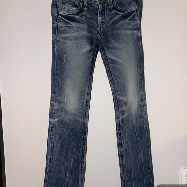 쉐인진즈 일자핏 데님팬츠