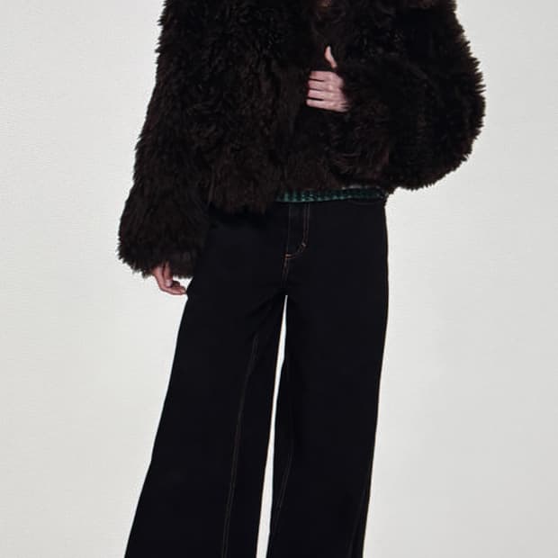 Shoreditch Ski Club 몽골리안 시어링 퍼 자켓 (새상품/정