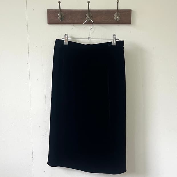 L’AUBE du NONA 벨벳 스커트