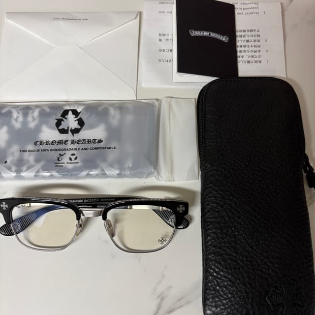 크롬하츠 안경 보넨노이슈어2 블랙/실버