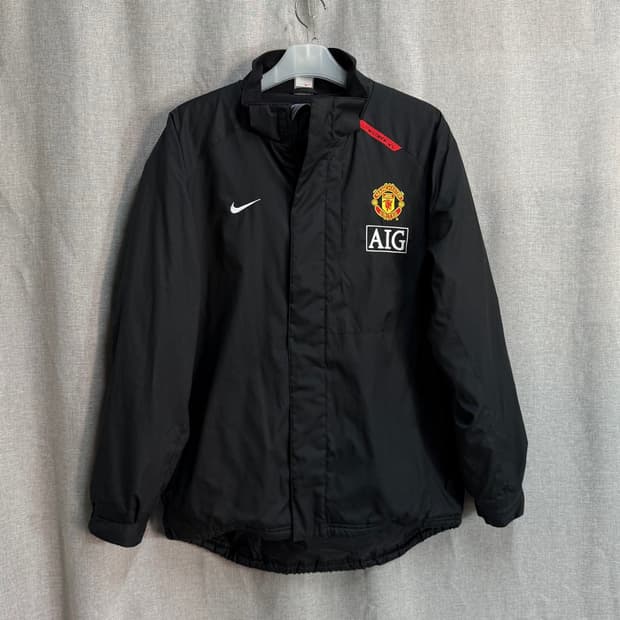 [M/100] 나이키 맨유 AIG 미드필더 기모 바람막이 자켓