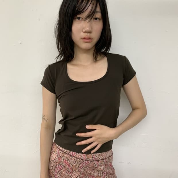 Theory U neck top