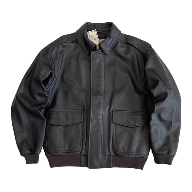 00's 엘엘빈 염소가죽 타입A-2 플라이트 자켓