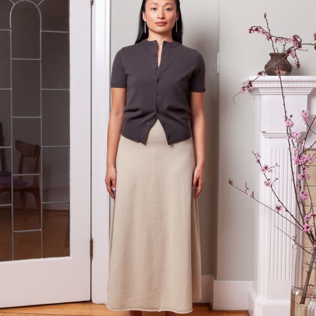 익스트림 캐시미어 n55 미디스커트