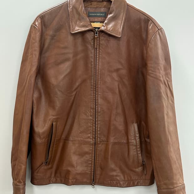 바나나리퍼블릭 레더 자켓 (램스킨)