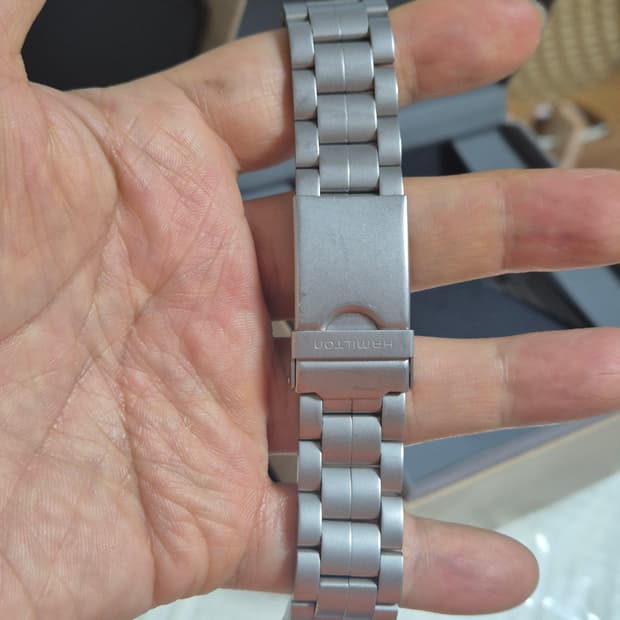 해밀턴 메카니컬 38mm 브레이슬릿