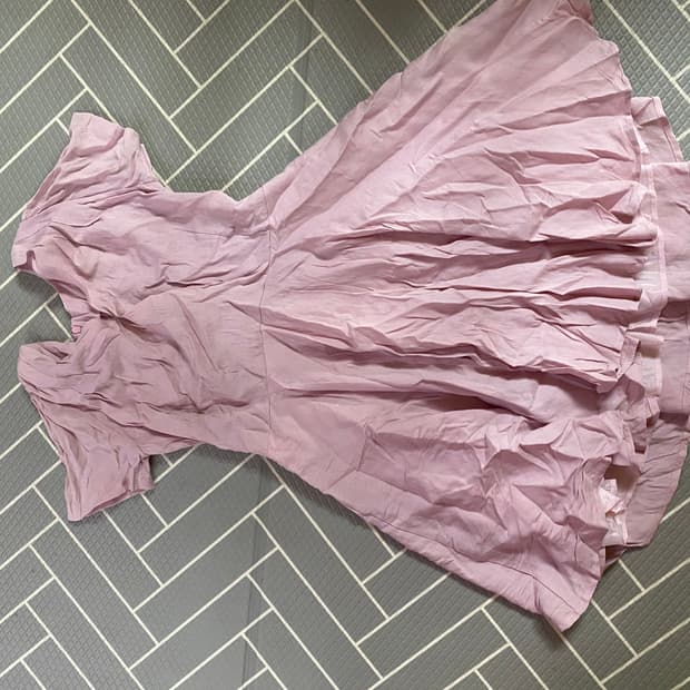 일본빈티지 핑크원피스