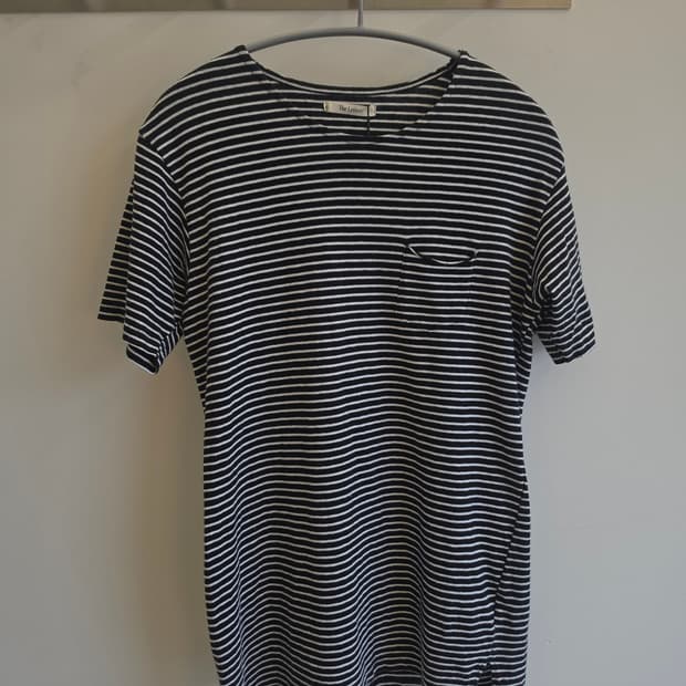 더 레터스 14ss 스트라이프 포켓 티셔츠