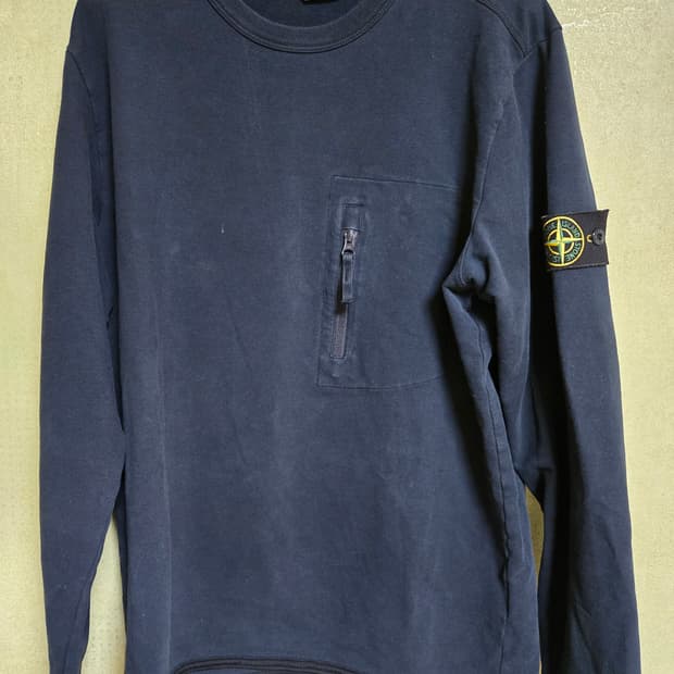 스톤아일랜드 지퍼 맨투맨 L