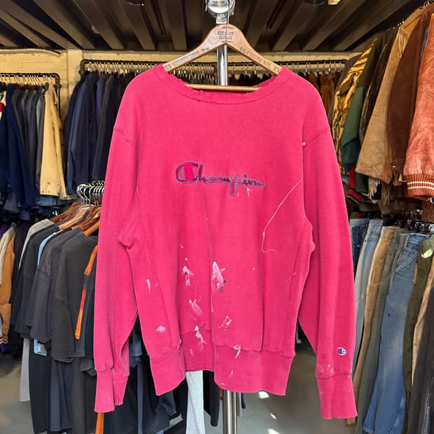 90s 챔피온 리버스위브 스웻 셔츠 made in usa