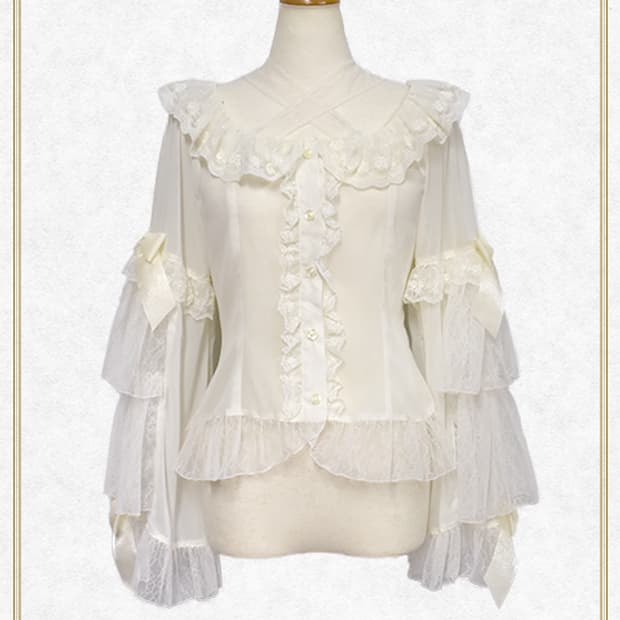 베이비더스탸샤인 쉬폰 블라우스