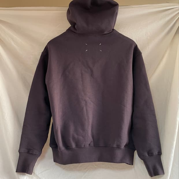 maison margiela Purple patch hoodie