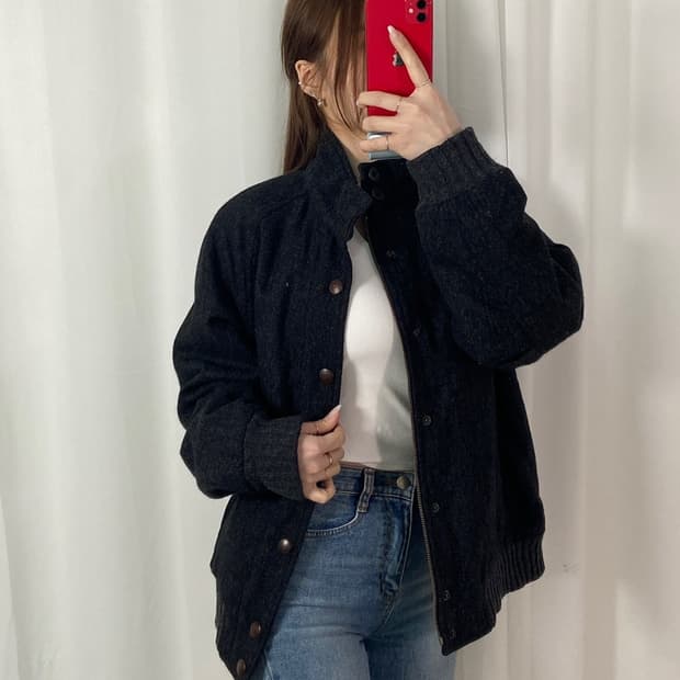 폴로 올드스쿨 울 자켓