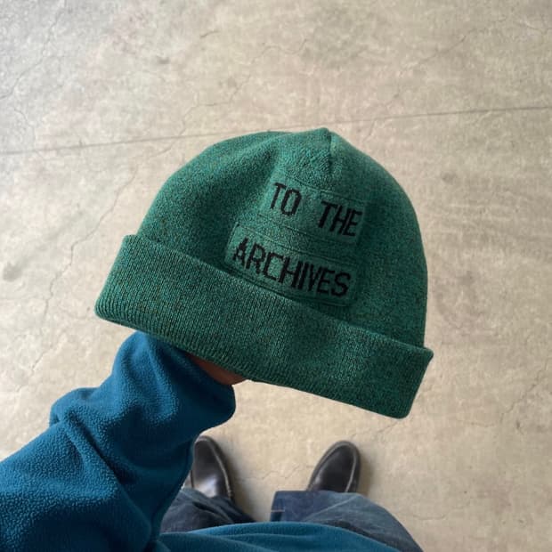 Raf simons 15AW 'TO THE ARCHIVES' Beanie