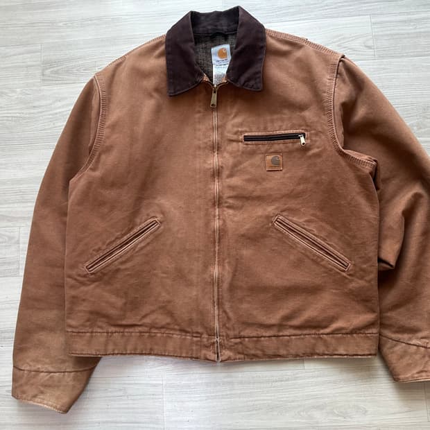 칼하트 j97 brn L 디트로이트 자켓