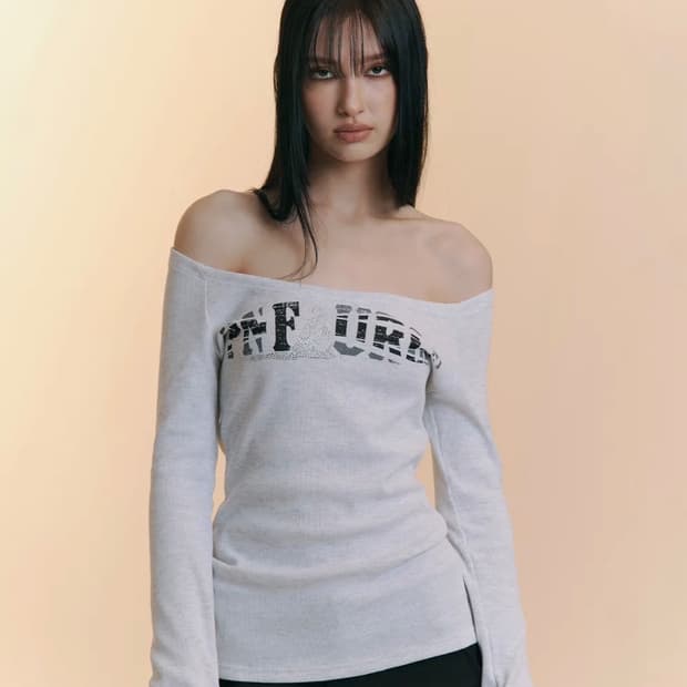 플리즈노팔로우 플노팔 Jules Long Sleeve Top (White